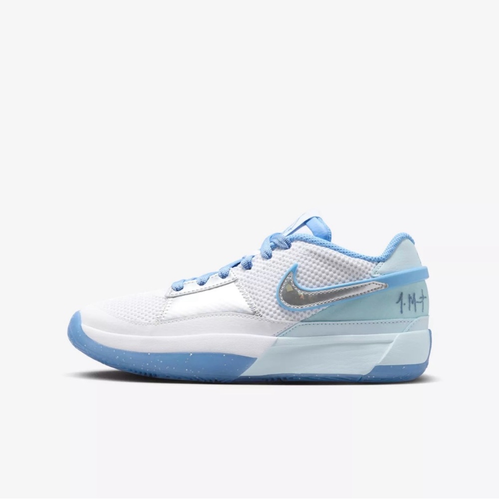 Nike Ja 1 Se GS Morant All Star Youth Basketball Shoes FJ1266-400 Glacier Blue - Picture 1 of 10